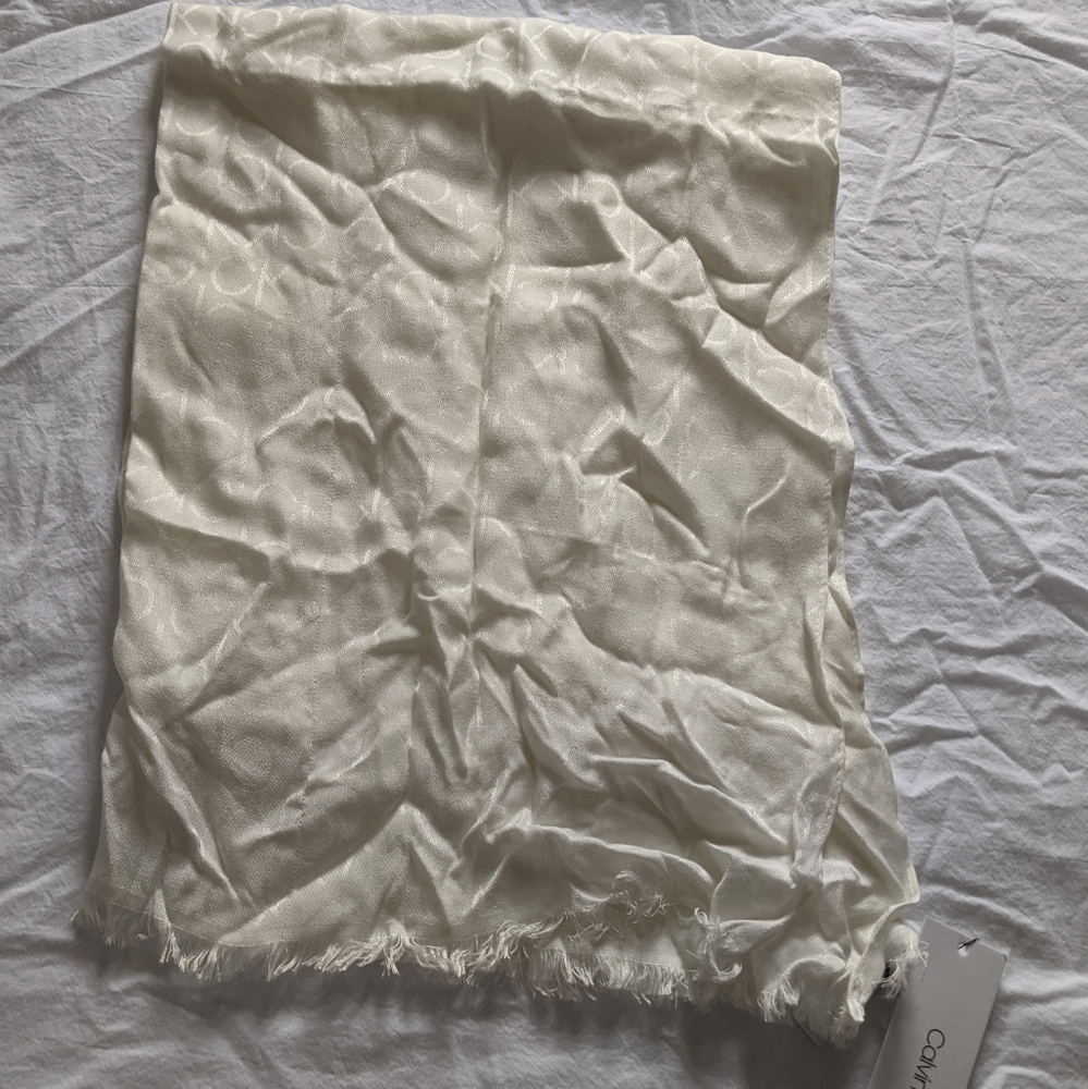 Calvin Klein Ivory Scarf
